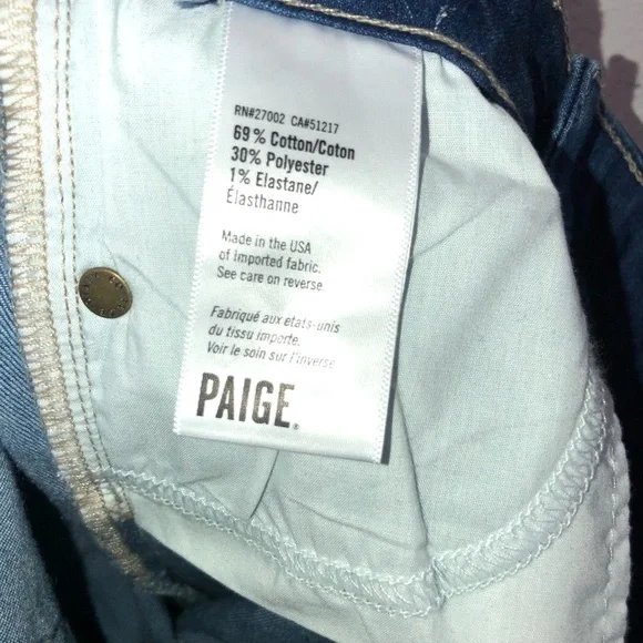 New Paige Skinny Ankle Jean - Picture 7 of 8